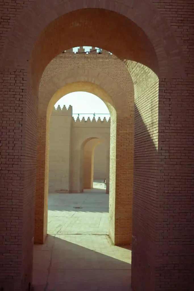 A photo of the gates of Babylon, Iraq