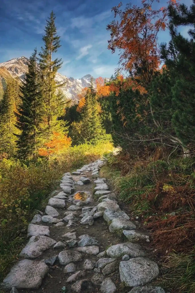 An image of an autumn trail in the Tatra Mountains in Poland Top 10 Fairytale Places
