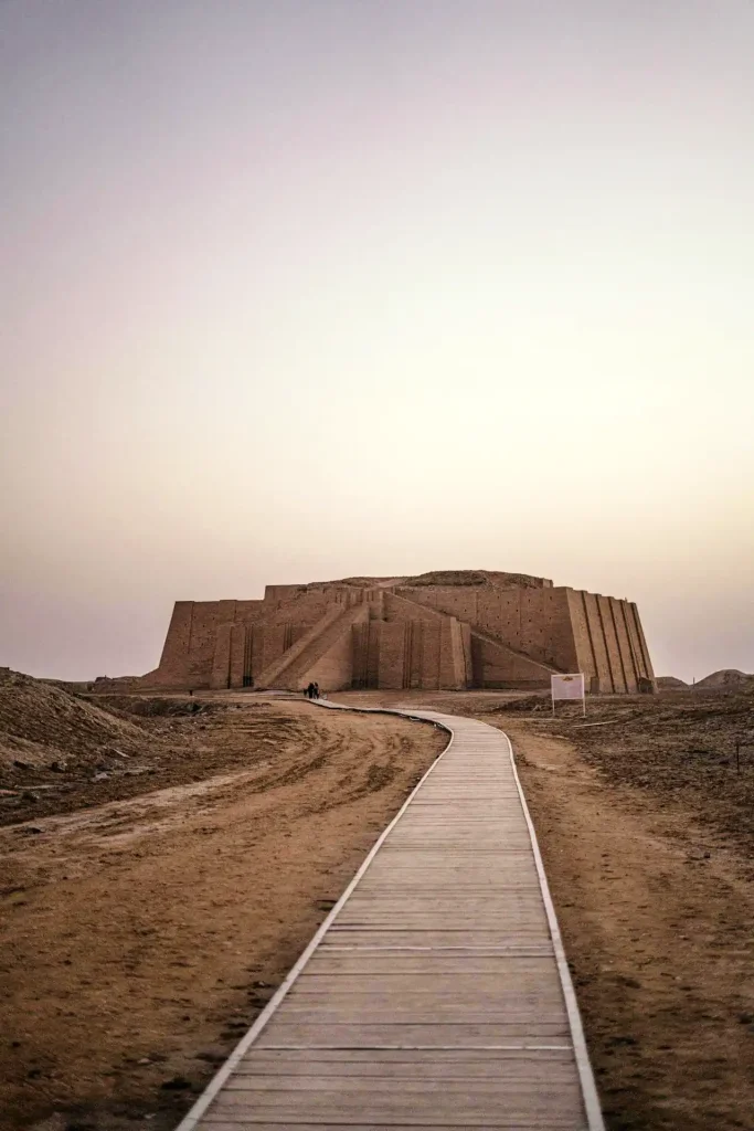 A photo of The Ziggurat of Ur, Iraq