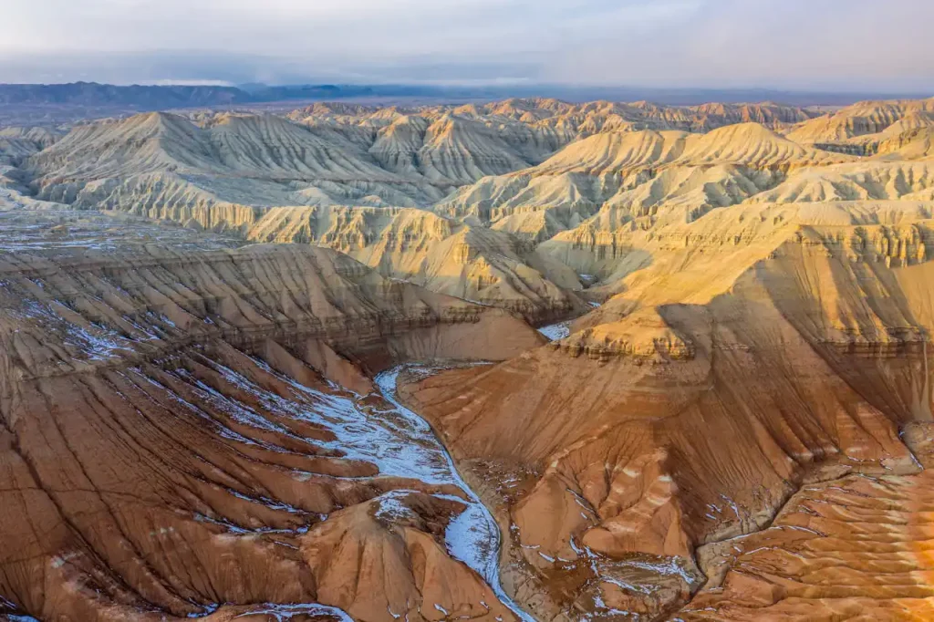 A photo of the mountains of Kazakhstan